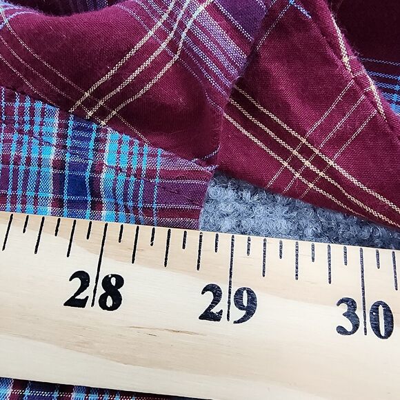 Wrangler Shirt Mens 2XL Plaid Western Pearl Snap Long Sleeve Button Up Casual - Picture 5 of 15